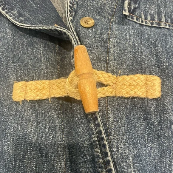 Ralph Lauren toggle denim jacket in size small vintage - Picture 6 of 7